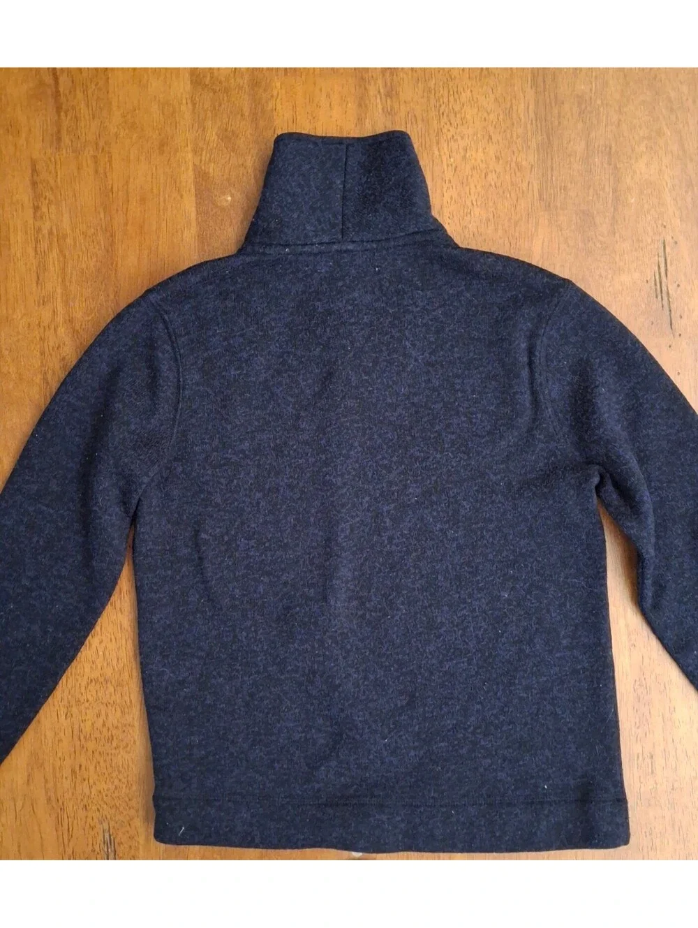Old Navy Boys Large (10-12) Shawl Collar Sweater-Fleece Pullover in Heathered/NV
